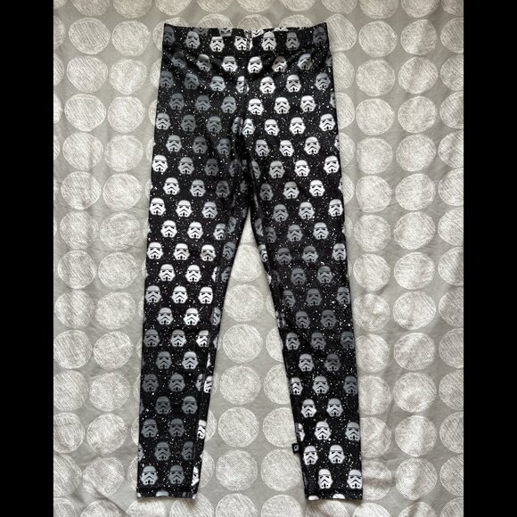Terez Star Wars Stormtrooper Glitter Leggings Yoga Pants Sz S - Picture 1 of 16
